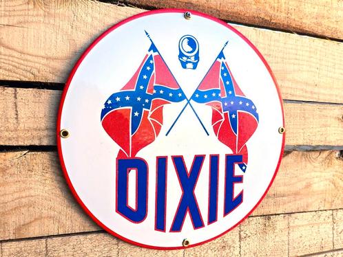 Dixie confederate flags vintage emaille bord, Verzamelen, Merken en Reclamevoorwerpen, Verzenden