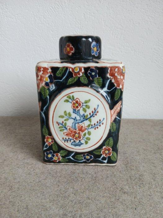 Tichelaar, Makkum - Bocal - Faïence - théière noire, Antiek en Kunst, Antiek | Glaswerk en Kristal