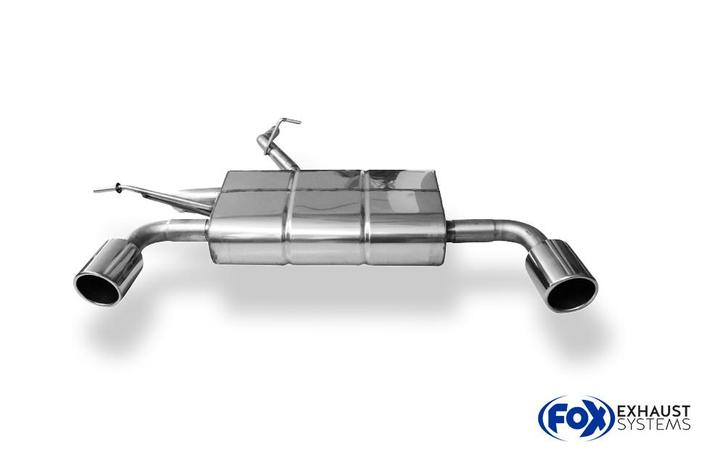 FOX Dacia Duster 4x4 facelift einddemper dwars uitgang recht, Auto-onderdelen, Uitlaatsystemen, Nieuw, Verzenden