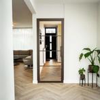 Stalen Binnendeur - Brons - 4 Vlaks - Helder glas, Doe-het-zelf en Bouw, Minder dan 80 cm, Binnendeur, Nieuw, Metaal