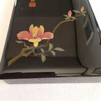 Doos - Japanse lakwerkdoos -  (Aizu-nuri) “Flower Branch”