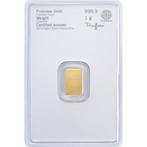 1 gram - Goud .999 - Heraeus - Verzegeld en met certificaat, Postzegels en Munten