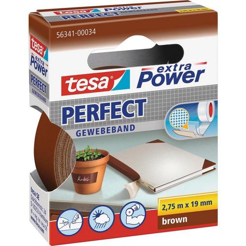 Tesa extra Power Perfect, ft 19 mm x 2,75 m, bruin, Huis en Inrichting, Woonaccessoires | Overige