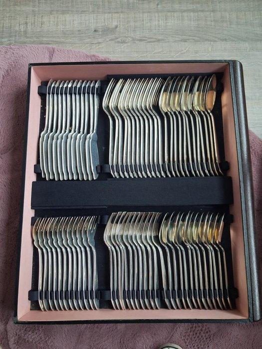 GERO - Bestekset voor 12 personen (158) - Verzilverd, Antiquités & Art, Antiquités | Meubles | Tables