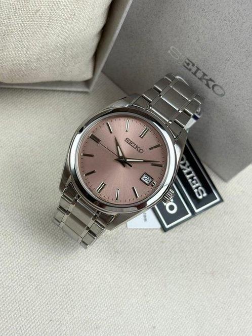 Seiko - Essentials Date - Sans Prix de Réserve - SUR523 -, Handtassen en Accessoires, Horloges | Heren