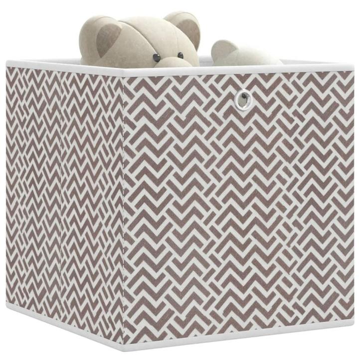 vidaXL Opbergboxen 4 st inklapbaar 32x32x32 cm ongeweven, Doe-het-zelf en Bouw, Kratten en Dozen, Nieuw, Verzenden