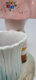 Italy - sculptuur, Bambina con cane Fratelli Perdonello Nove, Antiek en Kunst