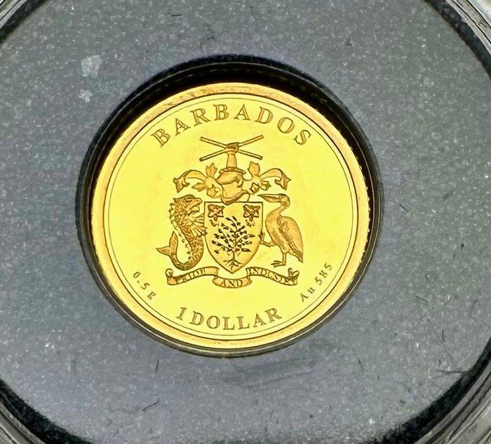 Barbados. 1 Dollar 100 aniv. Birthday of Pope John Paul II ,, Postzegels en Munten, Munten | Europa | Niet-Euromunten