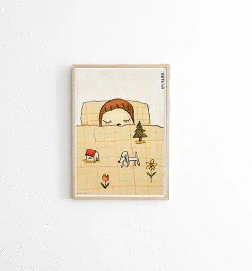 Yoshitomo Nara (1959) - Dream Time, Antiquités & Art, Art | Objets design