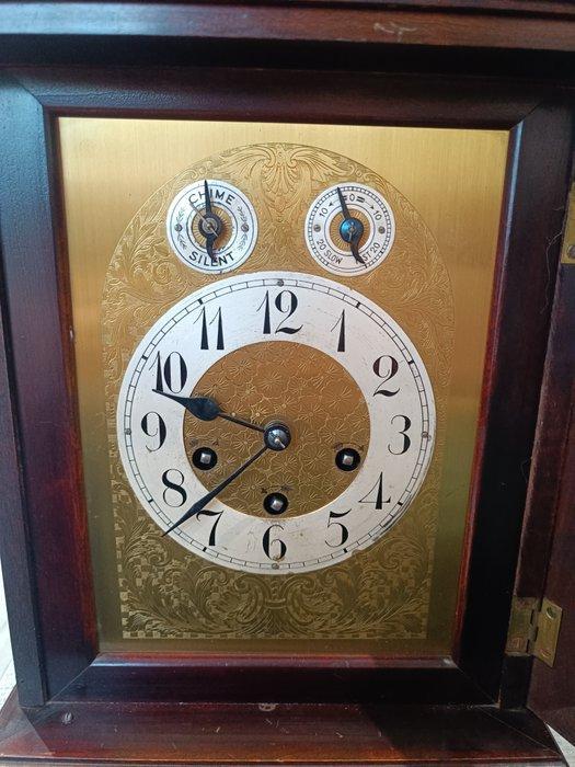 Klok - Junghans Biedermeier Hout, Messing - 1900-1910, Antiquités & Art, Antiquités | Horloges