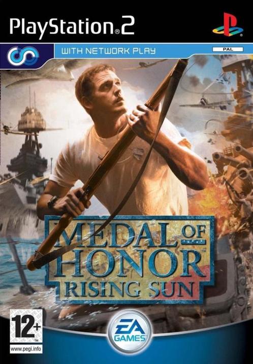 Medal of Honor Rising Sun (PS2 Games) (Playstation 2), Games en Spelcomputers, Games | Sony PlayStation 2, Zo goed als nieuw, Ophalen of Verzenden