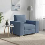 vidaXL Sofastoel Blauw 100x77x82 cm Corduroy Stof, Verzenden, Nieuw