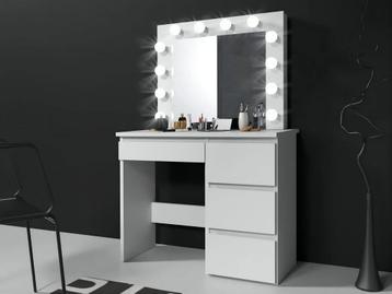 Make up tafel , Kaptafel met LED-verlichting 95x43x149 cm beschikbaar voor biedingen