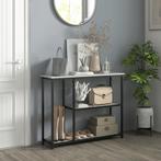 Bijzettafel - Troostende tafel - 2 niveaus - wit, Huis en Inrichting, Tafels | Sidetables, Ophalen of Verzenden, Nieuw, Modern