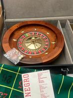 Bordspel - roulette francese - Compleet met fiche en leren