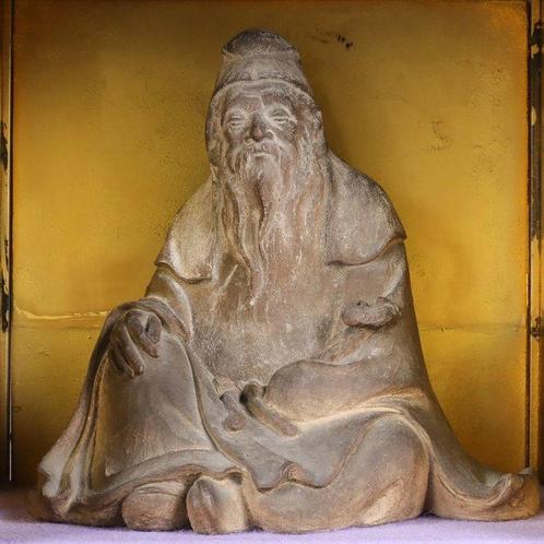 Confucius Statue by Tsukishima Hatsuko  – Housed in, Antiek en Kunst, Antiek | Overige Antiek