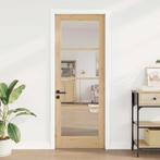 vidaXL Interne Deur met Glas ORKDAL78x211x4 cm Massief, Doe-het-zelf en Bouw, Deuren en Vliegenramen, Verzenden, Nieuw