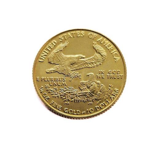 Verenigde Staten. 10 Dollars 1986 - American Eagle 1/4 Oz., Postzegels en Munten, Edelmetalen en Baren