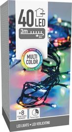 2dekans | Kerstverlichting 40 LED – 3m Multicolor – Timer,, Ophalen of Verzenden