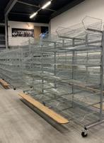 Verrijdbare stelling met draadmanden hxbxd 2350x3800x1600mm, Ophalen of Verzenden
