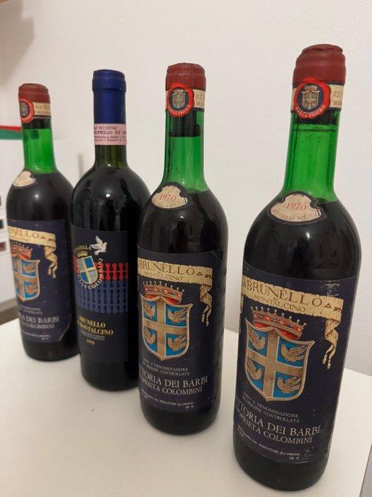 1998 Donatella Cinelli Colombini & 1970 x3 Barbi - Brunello, Verzamelen, Wijnen