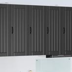 vidaXL Keuken Kast Zwart 40 x 31 x 100 cm Bewerkt hout, Huis en Inrichting, Verzenden, Nieuw