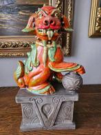 Fraaie Grote Chinese Foo Dog - Keramiek - China - 20th, Antiek en Kunst