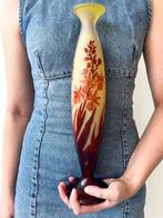 Établissements Gallé, Emile Gallé - Vase - Verre - H. 36 cm, Antiek en Kunst