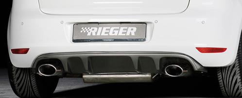 Rieger diffuser met 2 dubbele finnen | Golf 6 GTI - 3-drs.,, Auto diversen, Tuning en Styling, Ophalen of Verzenden