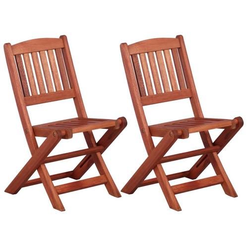 vidaXL Eetkamerstoelen voor kinderen 2 st massief, Tuin en Terras, Tuinstoelen, Nieuw, Verzenden