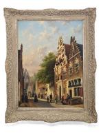 Fred Arends (1949) - Gezicht op het weeshuis in de