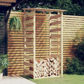 vidaXL Pergola met dak 100x90x200 cm geïmpregneerd, Tuin en Terras, Verzenden, Nieuw