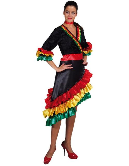Braziliaanse dames verkleed jurk Rio, Hobby en Vrije tijd, Feestartikelen, Ophalen of Verzenden