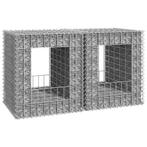 vidaXL Schanskorf palen 2 st 50x50x60 cm ijzer