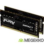 Kingston DDR4 SODIMM Fury Impact 2x16GB 3200, Computers en Software, Verzenden, Nieuw