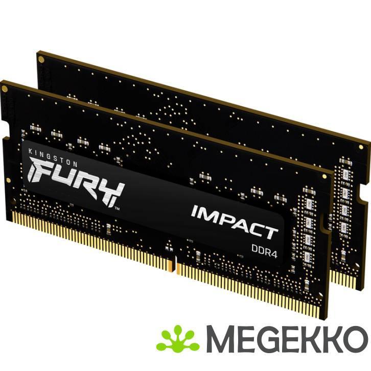 Kingston DDR4 SODIMM Fury Impact 2x16GB 3200, Computers en Software, Overige Computers en Software, Nieuw, Verzenden