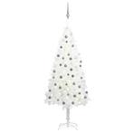 vidaXL Kunstkerstboom met verlichting en kerstballen 180 cm, Diversen, Kerst, Verzenden, Nieuw