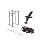 Gymfit - Volledig Home Gym Pakket - Power Cage - Squat Rack, Sports & Fitness, Ophalen of Verzenden