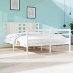 vidaXL Bedframe zonder matras massief grenenhout wit 120x190, Verzenden, Nieuw