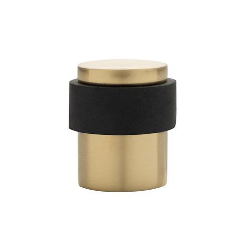 Deurstopper vloermontage 30x40mm messing gelakt, Doe-het-zelf en Bouw, Hang- en Sluitwerk, Overige typen, Nieuw, Koper of Messing