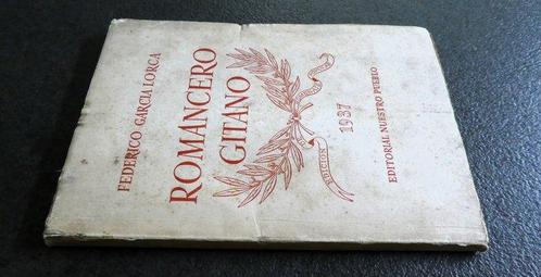 Federico Garcia Lorca - Romancero Gitano - 1937, Antiek en Kunst, Antiek | Boeken en Manuscripten