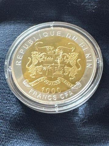 Benin. 1000 Francs 2015 - Legendary Gold Classics Helvetia - beschikbaar voor biedingen