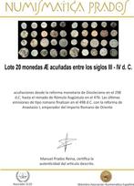 Romeinse Rijk Lote 20 monedas Æ acuñadas entre los siglos, Postzegels en Munten