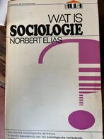 Wat is sociologie 9789027452085 Elias, Verzenden, Gelezen, Elias