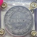 Belgique. Léopold Ier. 5 Francs 1833 (Sans Prix de Réserve)