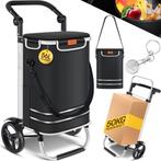 KESSER® Boodschappentrolley met koelvak - 56 liter - Zwart, Verzenden, Nieuw