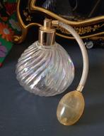 Parfumfles - Vintage spuittoestel - Glas, Antiquités & Art