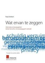 Wat ervan te zeggen 9789400004009 Rudy Schellaert, Boeken, Verzenden, Gelezen, Rudy Schellaert