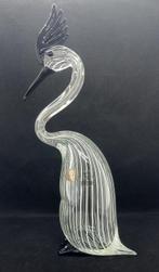 Zanetti - Sculpture, Airone - 36 cm - 36 cm - Verre de, Antiquités & Art