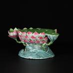 Figuur - Socle ou pique-fleurs aux émaux de la Famille Rose, Antiek en Kunst